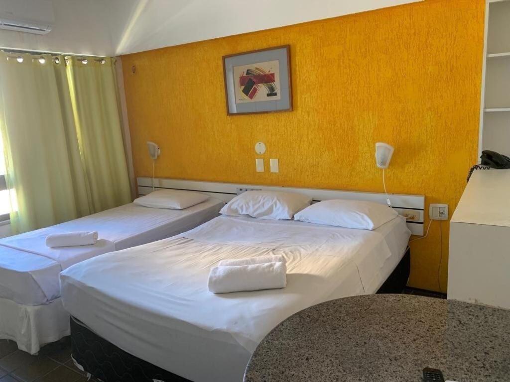 Apartamento 205 Flat Mobiliado Com Vista Lateral Mar Na Praia De Iracema