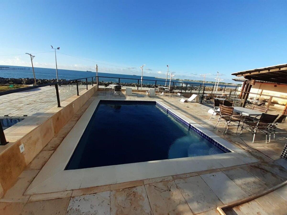 Apartamento 205 Flat Mobiliado Com Vista Lateral Mar Na Praia De Iracema